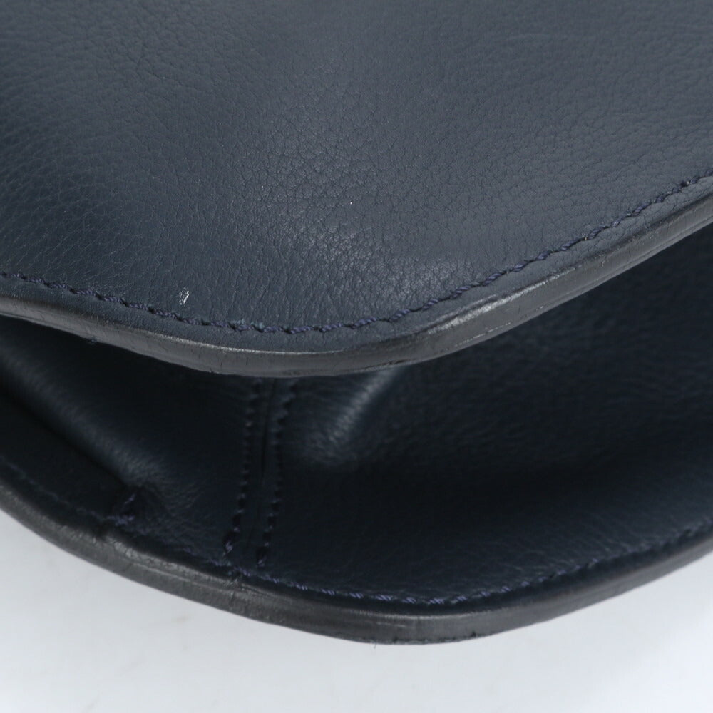 美品 CREATION LUSSET クリエーションルセ レザー トート バッグ 肩掛け ショルダー ハンド シルバー 金具 レディース RRE CI15-5