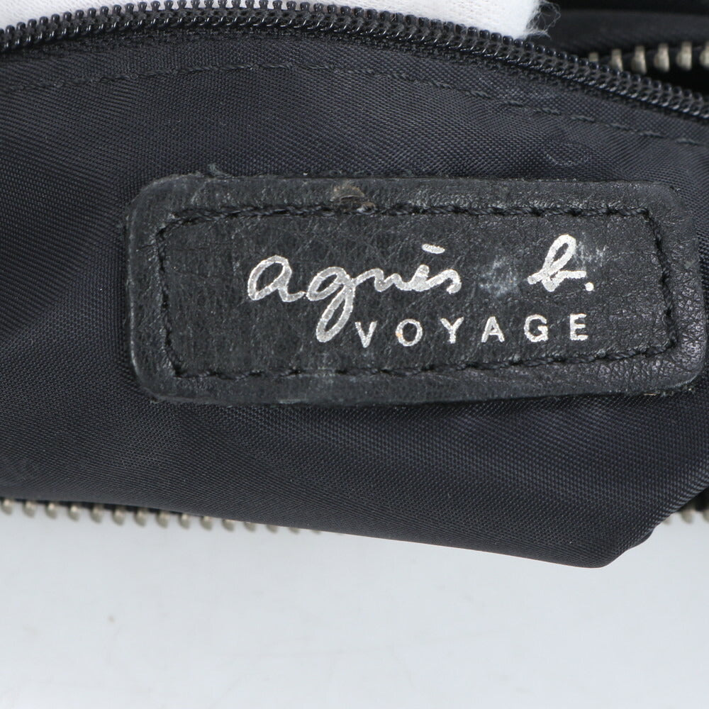 アニエスベー ヴォヤージュ トート バッグ 肩掛け ショルダー ハンド ブラック 黒 婦人 高級 レディース RRE CI14-8