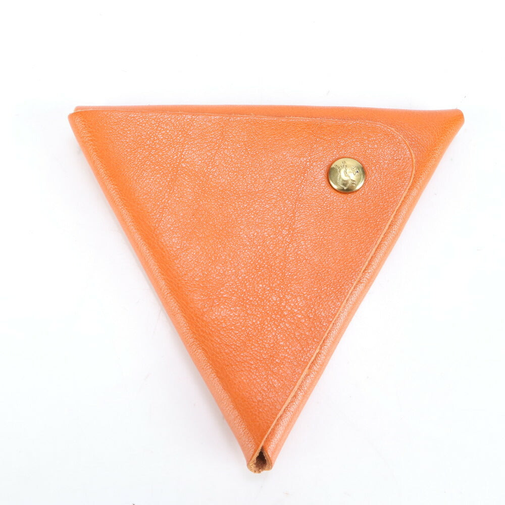 新品同様 現行品 イルビゾンテ イタリア製 レザー コインパース ケース トライアングル コンパクト ウォレット レディース RUE CK26-5