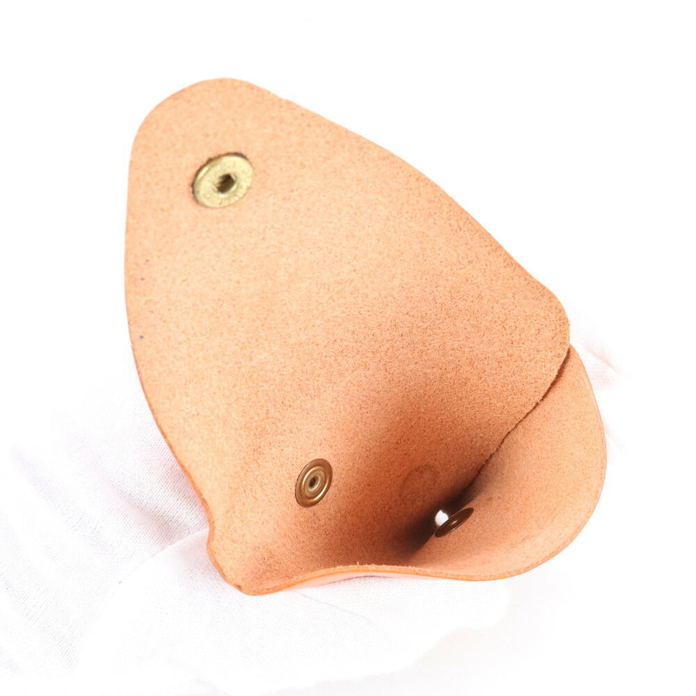 新品同様 現行品 イルビゾンテ イタリア製 レザー コインパース ケース トライアングル コンパクト ウォレット レディース RUE CK26-5