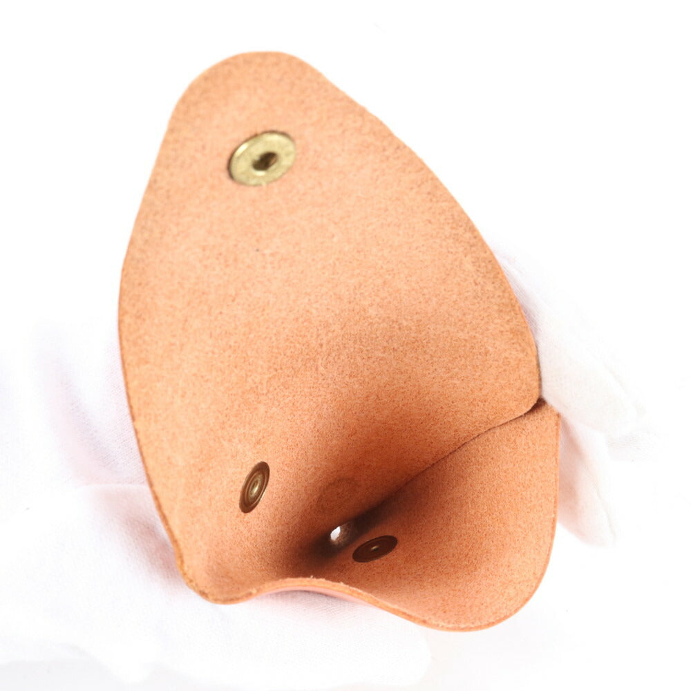 新品同様 現行品 イルビゾンテ イタリア製 レザー コインパース ケース トライアングル コンパクト ウォレット レディース RUE CK26-5