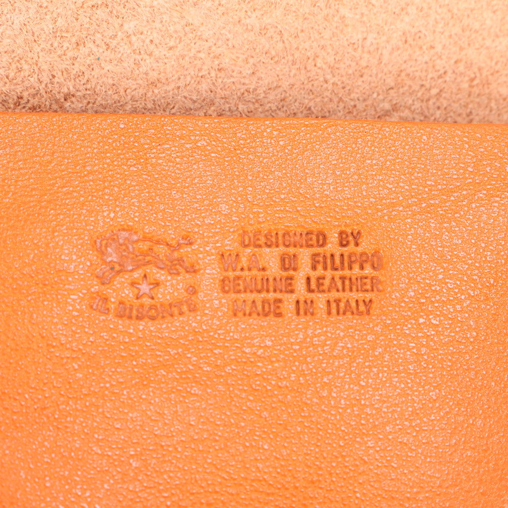 新品同様 現行品 イルビゾンテ イタリア製 レザー コインパース ケース トライアングル コンパクト ウォレット レディース RUE CK26-5