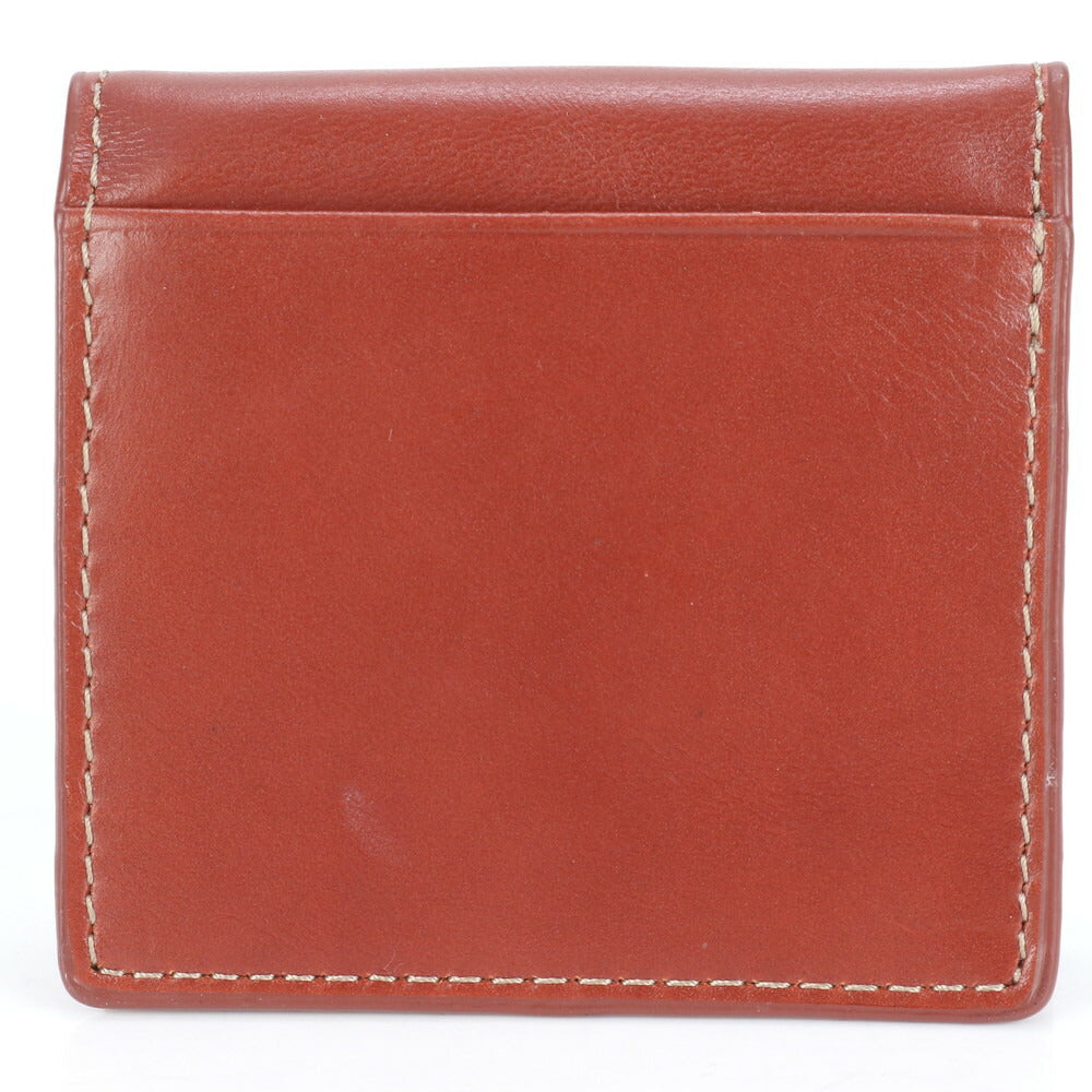 美品 アーノルドパーマー レザー コインケース 小銭入れ コンパクト ウォレット 本革 ブラウン 茶色 メンズ レディース RUM CL7-6