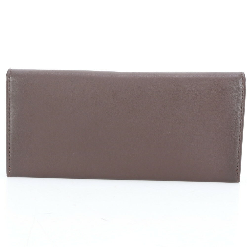 美品 ギ・ラロッシュ レザー 長財布 二つ折り ロング ウォレット ブラウン 札入れ ラウンドファスナー メンズ RUE CL14-7