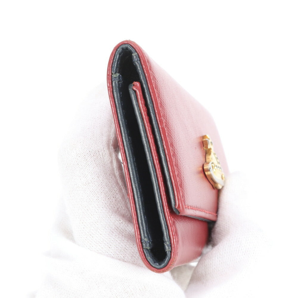 ヴィヴィアンウエストウッド オーヴ レザー 6連 キーケース キーリング ゴールド 金具 鍵 財布 レディース EEE CM14-10