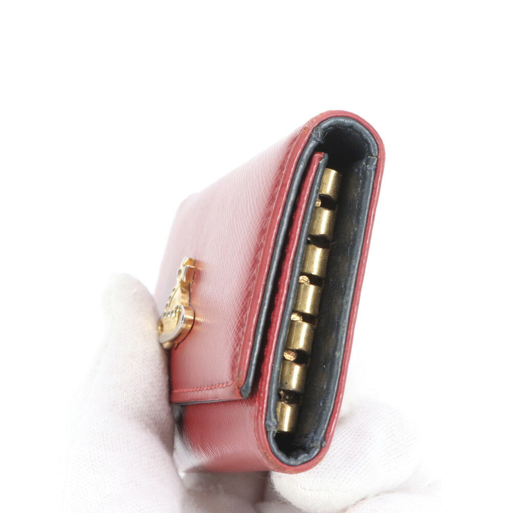 ヴィヴィアンウエストウッド オーヴ レザー 6連 キーケース キーリング ゴールド 金具 鍵 財布 レディース EEE CM14-10