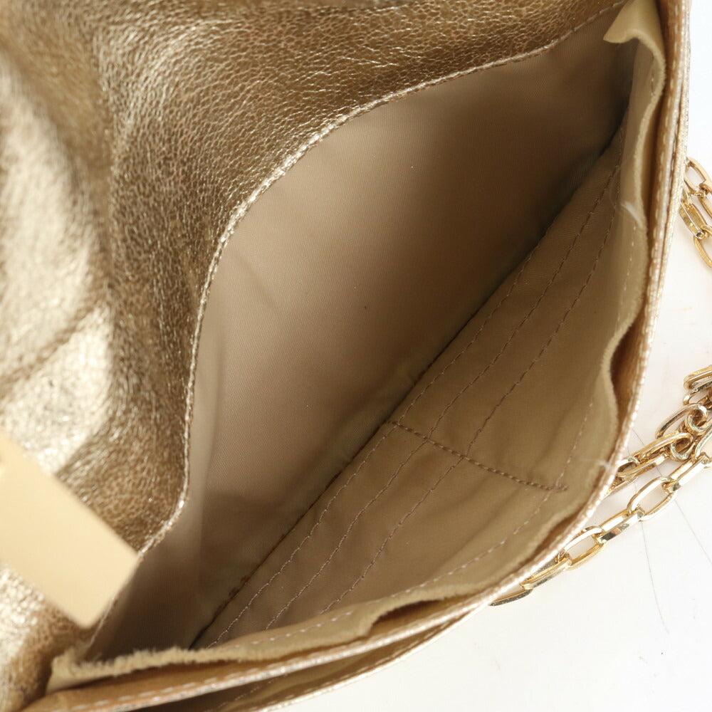 トリーバーチ ゴールド チェーン ショルダー ウォレット 長財布 レザー 斜め掛け クロスボディ ハンド トート レディース ECE CN1-9