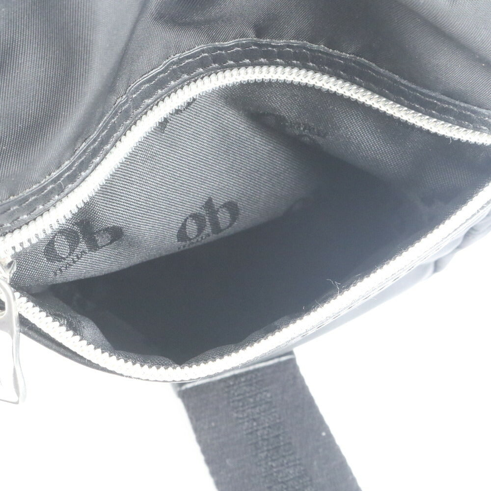 美品 オロビアンコ イタリア製 ジャコミオ レザー ショルダーバッグ 斜め掛け ボディ ウエストポーチ ショルダー メンズ ECE CN4-3