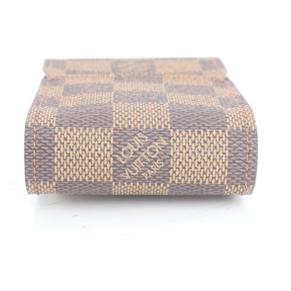 美品 ルイヴィトン ダミエ エテュイ シガレット N63024 レザー シガレットケース タバコ 煙草 ビジネス 紳士 メンズ RUE CV29-3