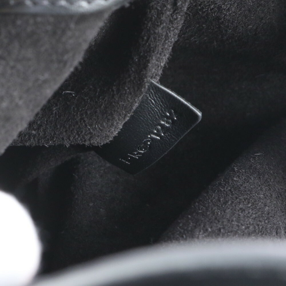 極美品 セリーヌ ティーン バケット 16 セーズ レザー 2WAY ショルダーバッグ 斜め掛け ハンド トート ブラック レディース RUE CO1-6