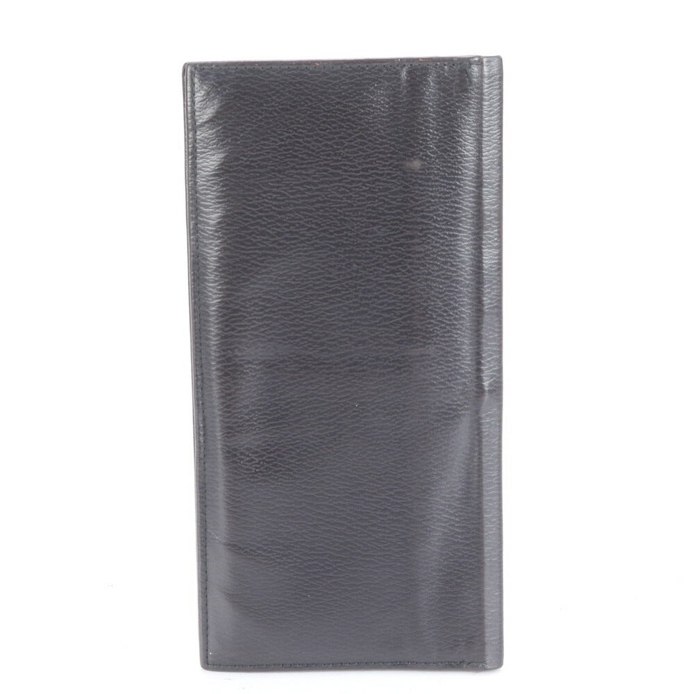 美品 ダンヒル レザー 長財布 二つ折り ウォレット 本革 ブラック 黒 ブランド メンズ ERM CP24-7