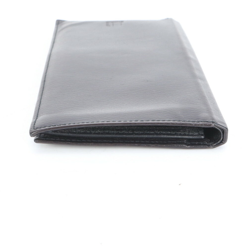 美品 ダンヒル レザー 長財布 二つ折り ウォレット 本革 ブラック 黒 ブランド メンズ ERM CP24-7