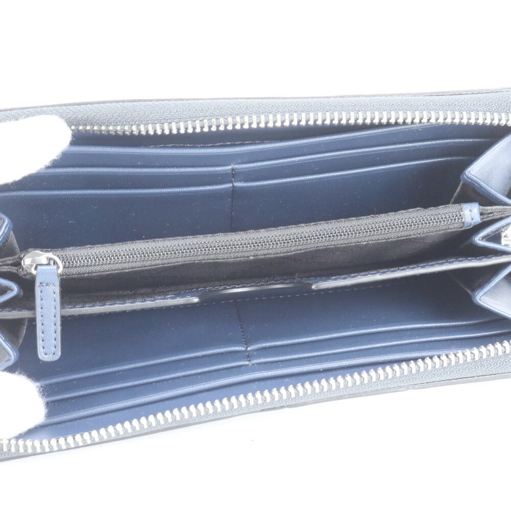 極美品 マイケルコース MKモノグラム レザー 長財布 二つ折り ロング ウォレット ラウンドファスナー メンズ RUE CP5-10