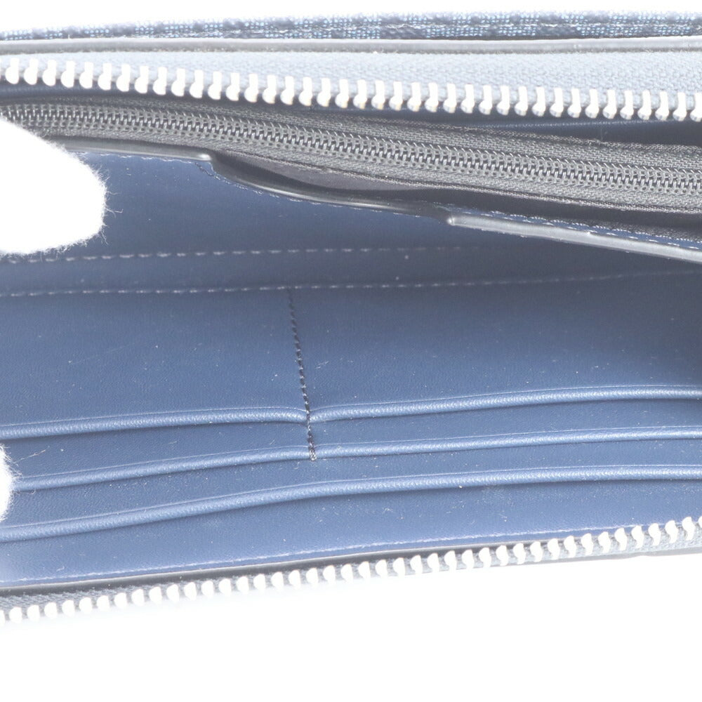 極美品 マイケルコース MKモノグラム レザー 長財布 二つ折り ロング ウォレット ラウンドファスナー メンズ RUE CP5-10