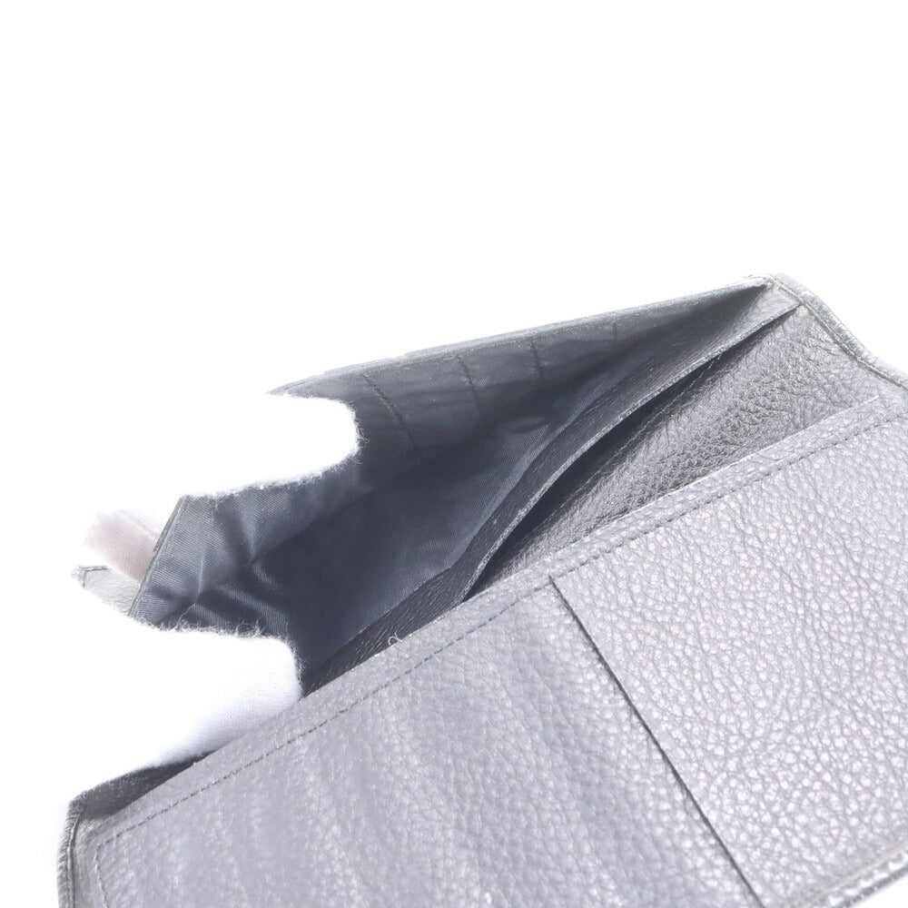 美品 バリー リザード エンボス レザー 長財布 二つ折り ロング ウォレット ラウンドファスナー 札入れ ブラック メンズ RUE CP5-2