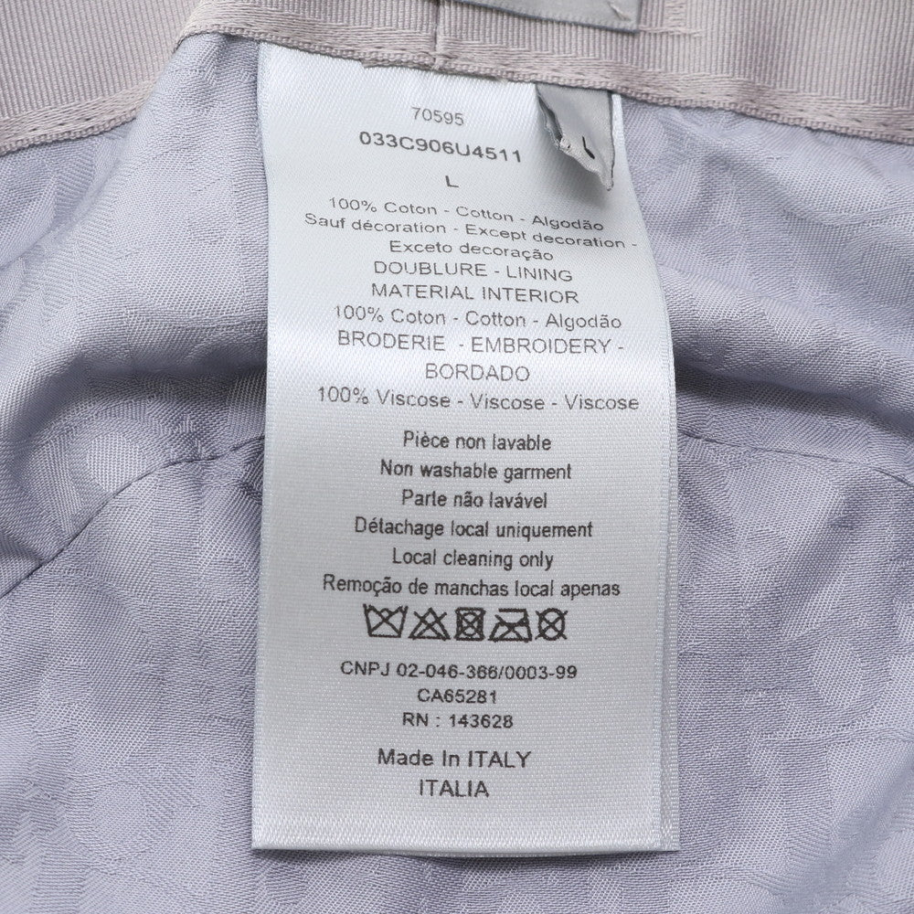 新品同様 ディオール トラヴィス スコット カクタスジャック ボブ ハット バケットハット バケハ 帽子 ベージュ メンズ RUE CP8-1