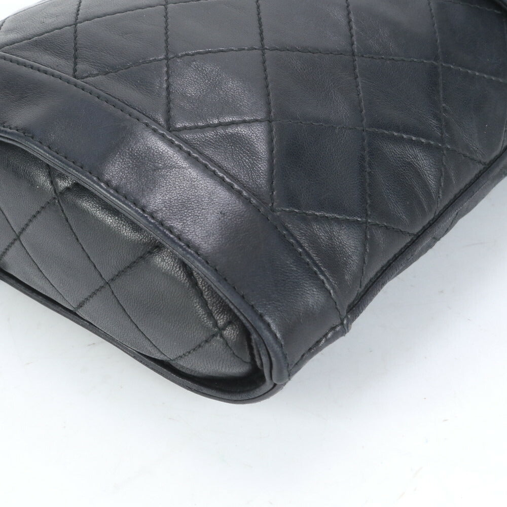 美品 シャネル シリアルシール付 マトラッセ バニティ ラムスキン レザー ショルダーバッグ 斜め掛け トート レディース EUE CP8-9