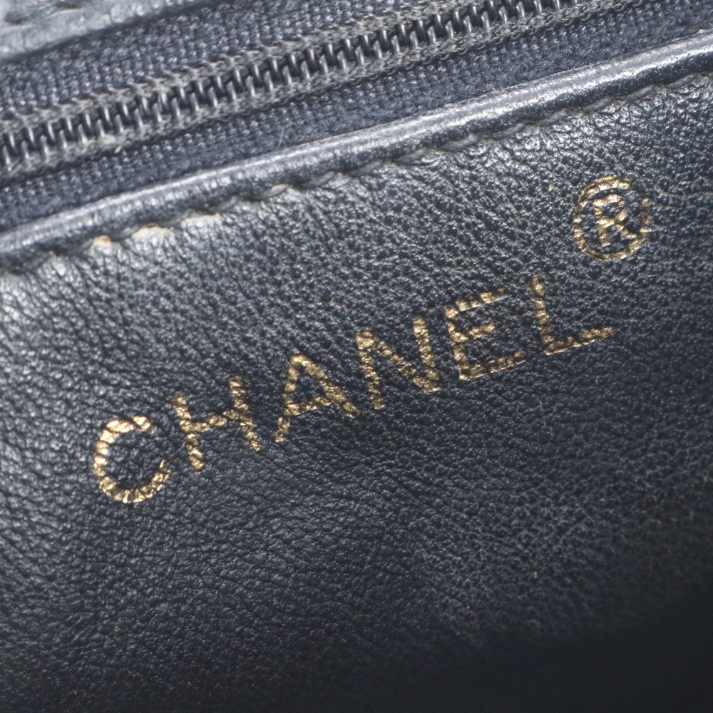 美品 シャネル シリアルシール付 マトラッセ バニティ ラムスキン レザー ショルダーバッグ 斜め掛け トート レディース EUE CP8-9