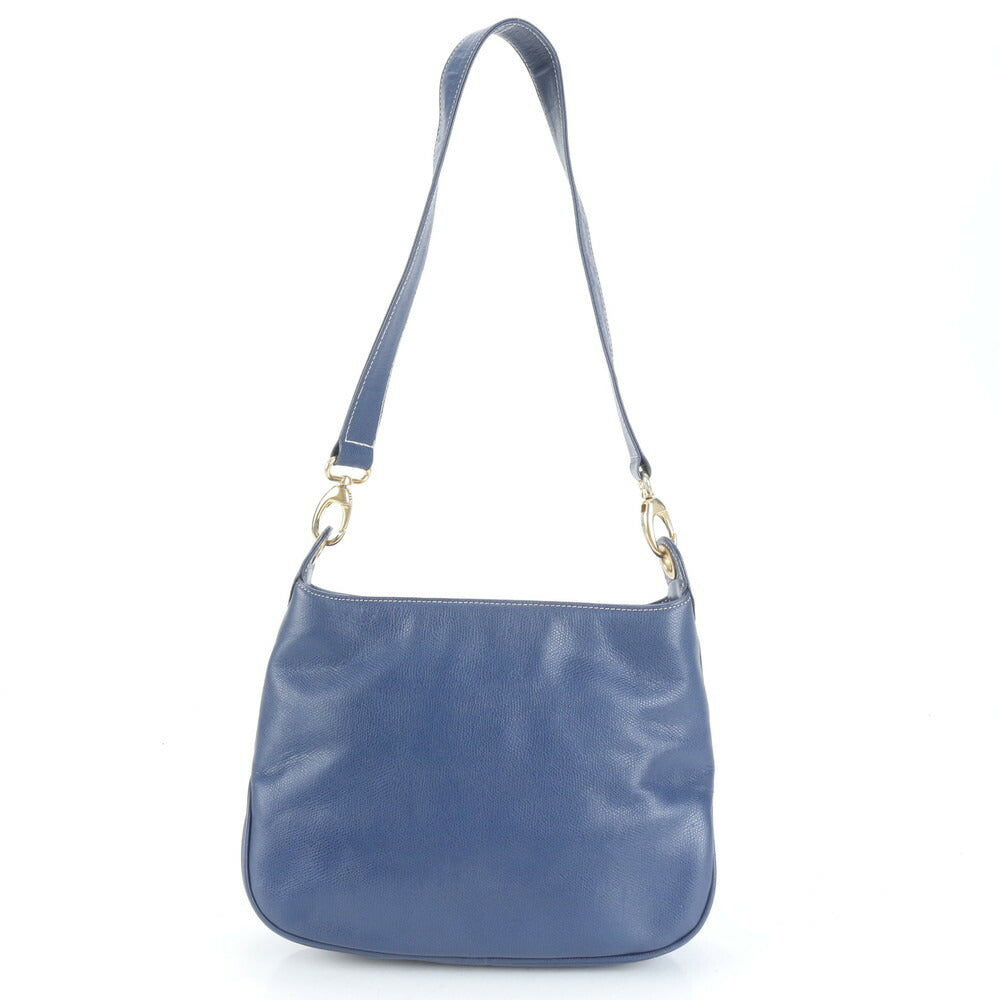 美品 ハイクラス イタリア製 レザー ショルダーバッグ 肩掛け ワンショルダー ゴールド 金具 トート ハンド レディース EUE CP9-2