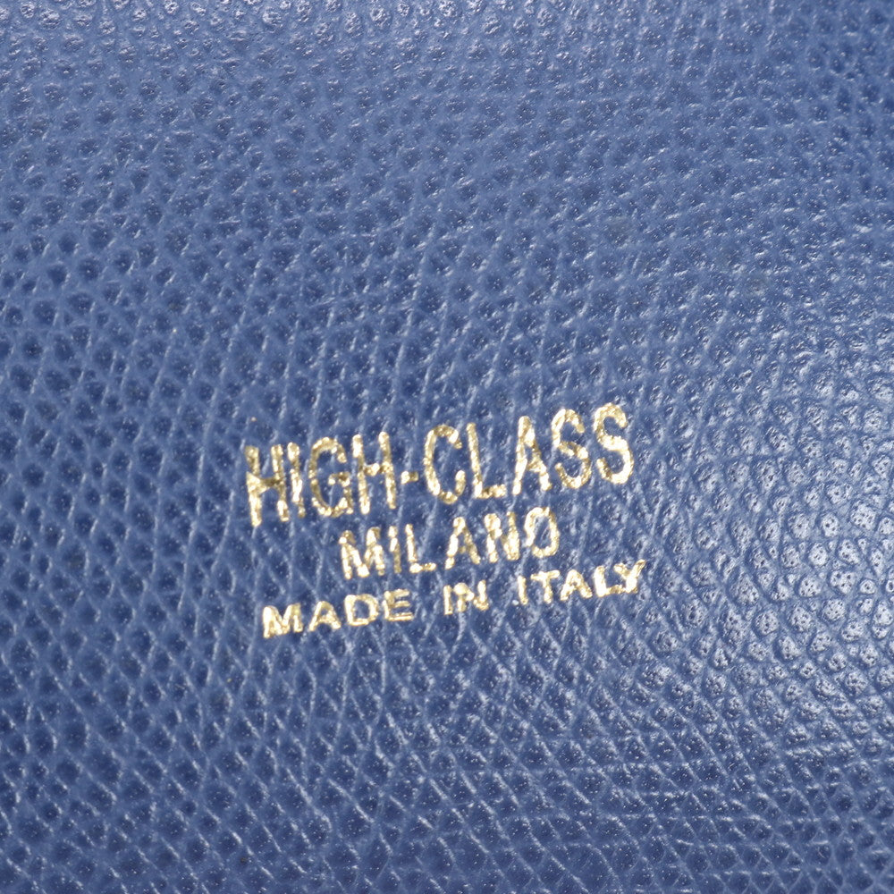 美品 ハイクラス イタリア製 レザー ショルダーバッグ 肩掛け ワンショルダー ゴールド 金具 トート ハンド レディース EUE CP9-2