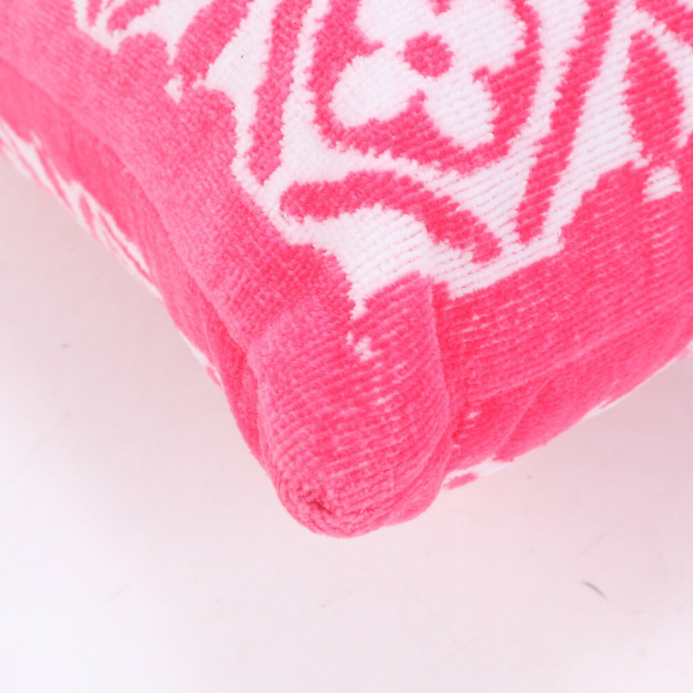 未使用 ルイヴィトン モノグラム フラワー タイル プティ クッション ピロー 枕 M01371 ピンク インテリア レディース ERE CP24-2