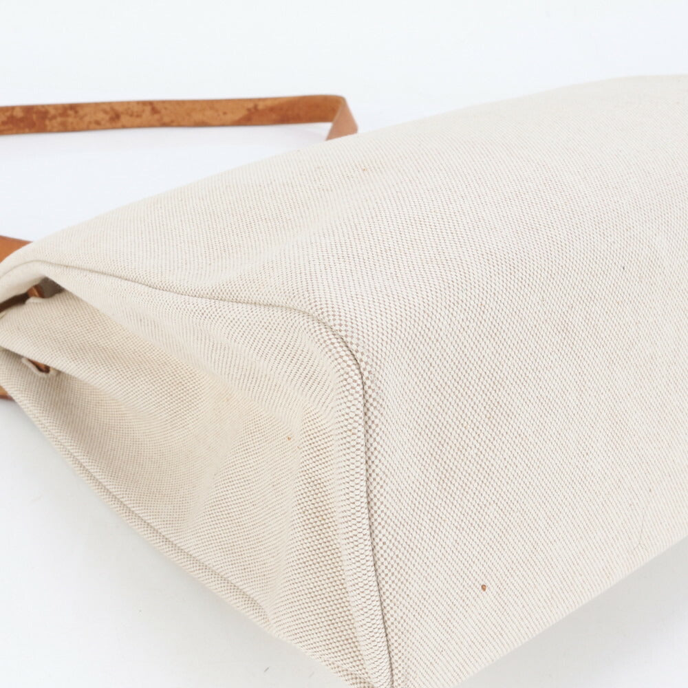 美品 エルメス エールバッグ MM □F 刻印 レザー 2WAY トート バッグ 斜め掛け ショルダー ビジネス 通勤 書類鞄 A4 EEE CP30-9