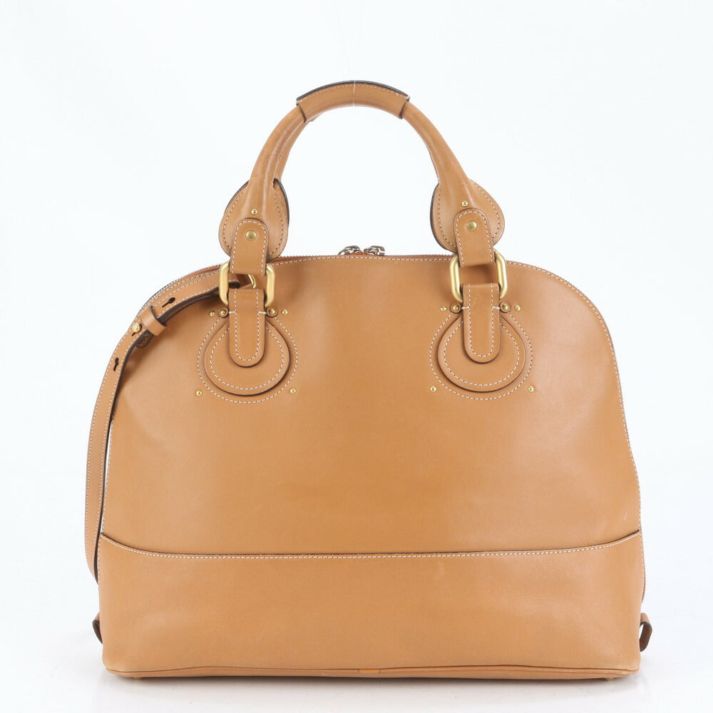 極美品 クロエ オーロラ バッグ カデナ 南京錠 パドロック レザー 2WAY ショルダー斜め掛け ハンド トート A4 レディース EUE CQ22-2