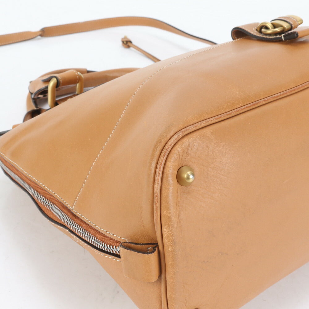 極美品 クロエ オーロラ バッグ カデナ 南京錠 パドロック レザー 2WAY ショルダー斜め掛け ハンド トート A4 レディース EUE CQ22-2