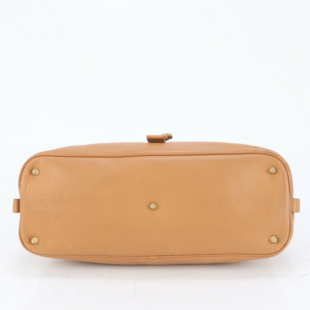 極美品 クロエ オーロラ バッグ カデナ 南京錠 パドロック レザー 2WAY ショルダー斜め掛け ハンド トート A4 レディース EUE CQ22-2