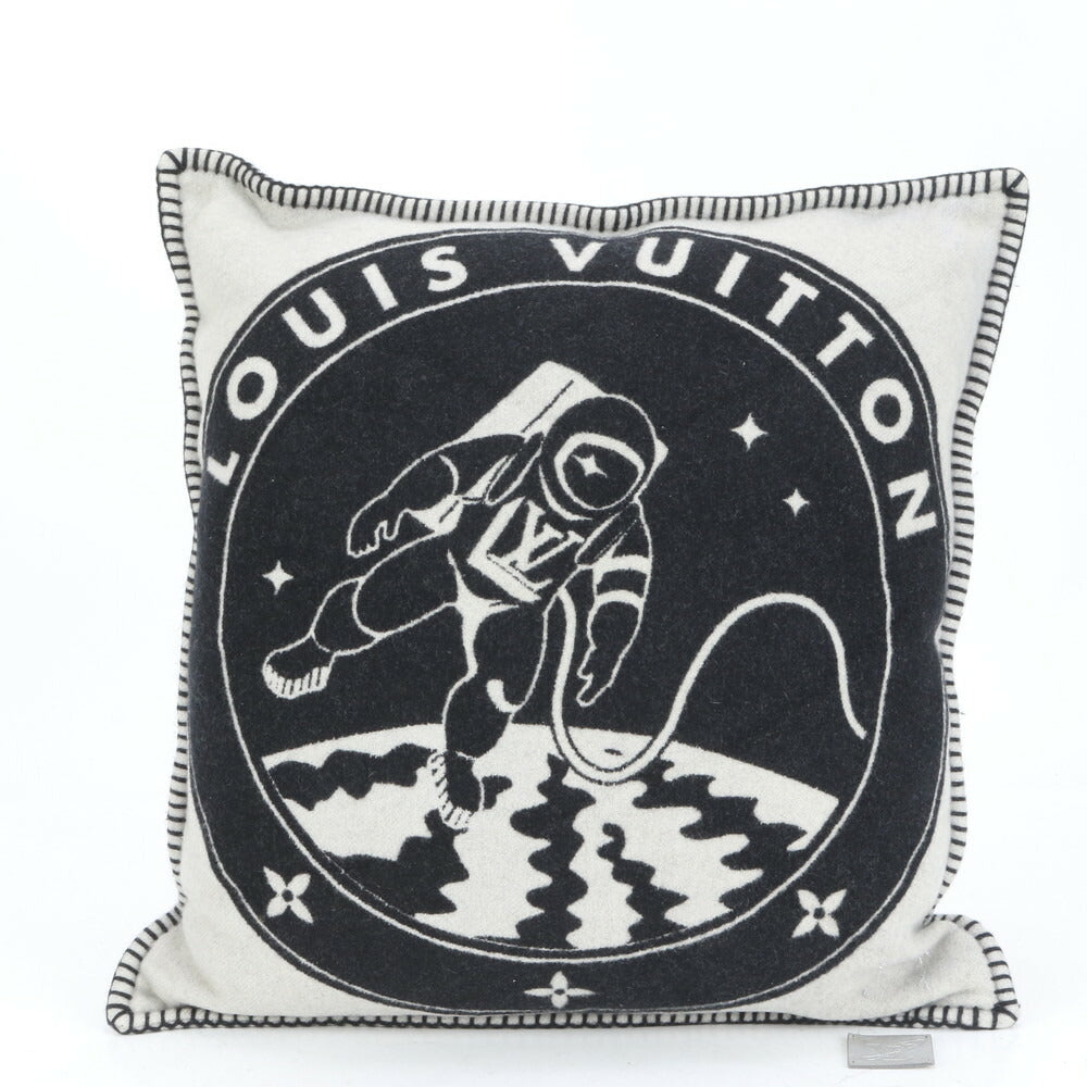 極美品 ルイヴィトン LV サテライト 宇宙飛行士 カシミヤ MP2248 クッション 座布団 メンズ レディース RUE CQ24-7