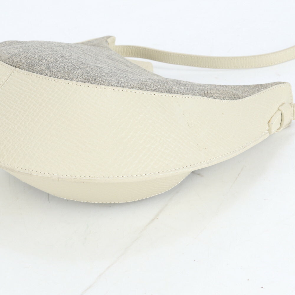 極美品 ロエベ ホーボー レザー ショルダーバッグ 肩掛け ワンショルダー トート ハンド シルバー 金具 レディース RRE CQ35-5