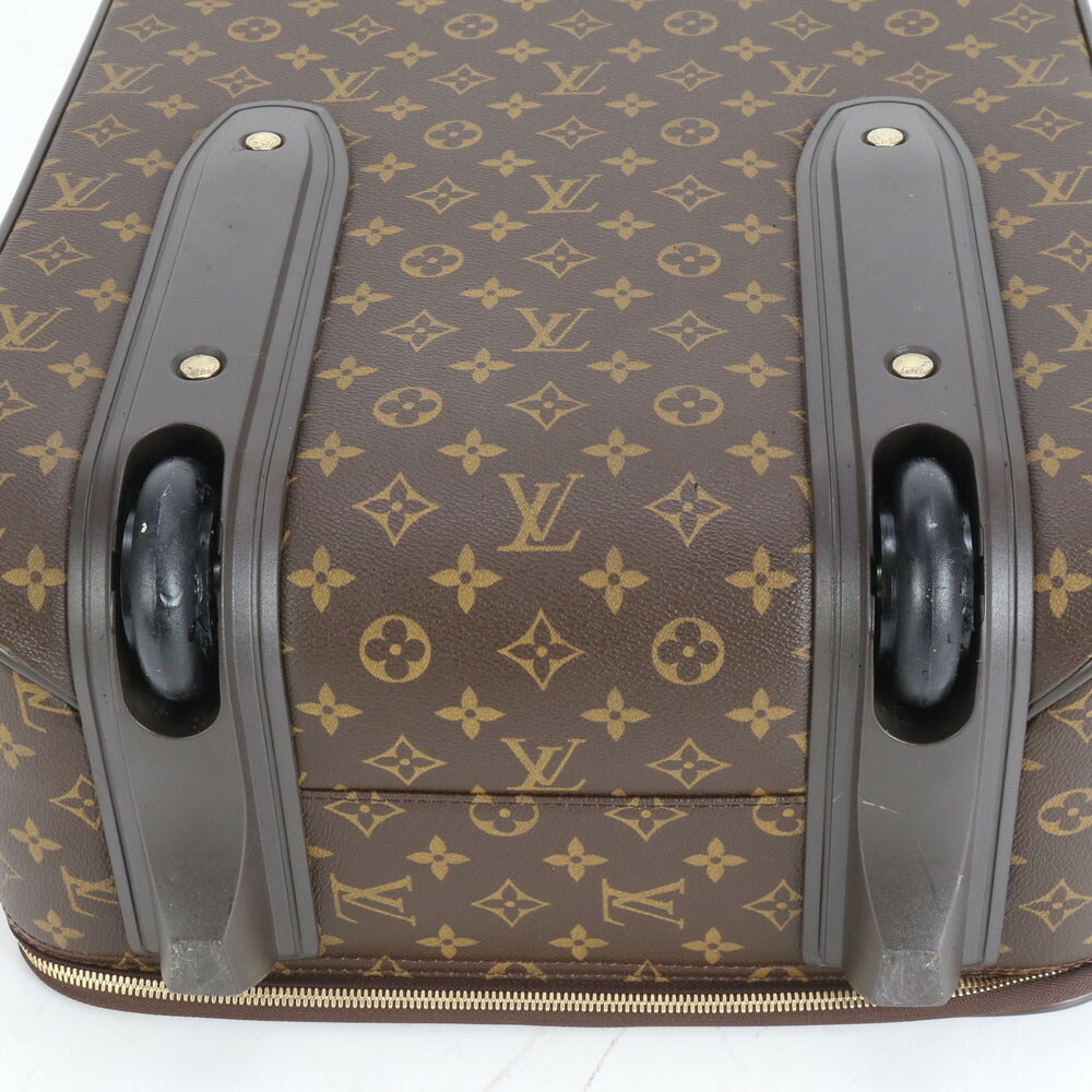 極美品 ルイヴィトン モノグラム ペガス 55 レザー スーツケース キャリー バッグ M23294 出張 旅行 トランク A4 メンズ EEE CJ7-1