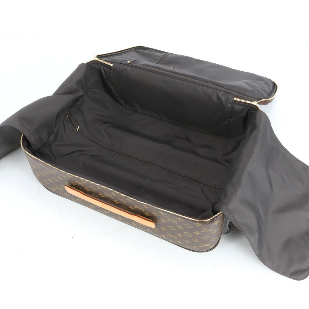 極美品 ルイヴィトン モノグラム ペガス 55 レザー スーツケース キャリー バッグ M23294 出張 旅行 トランク A4 メンズ EEE CJ7-1