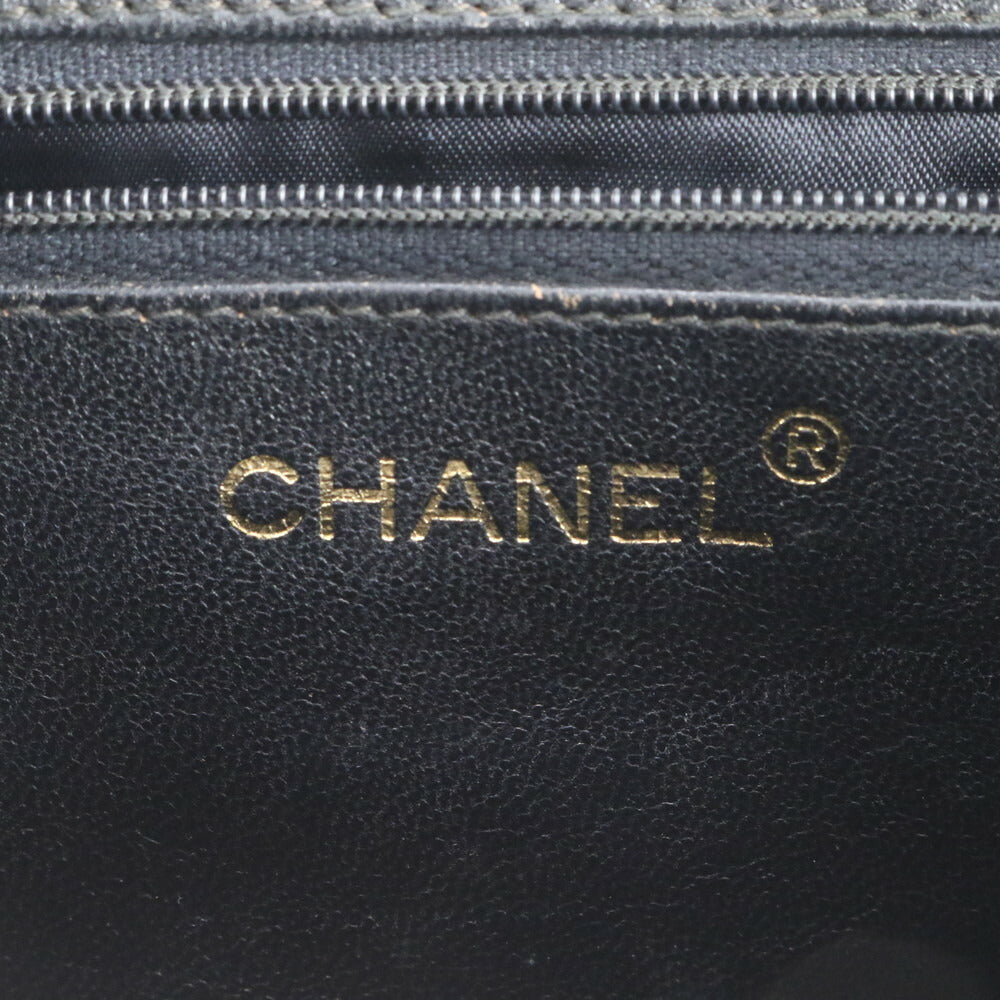 極美品 シャネル シリアルシール付 マトラッセ レザー タッセル ショルダーバッグ 斜め掛け ハンド トート レディース RRE CR2-1