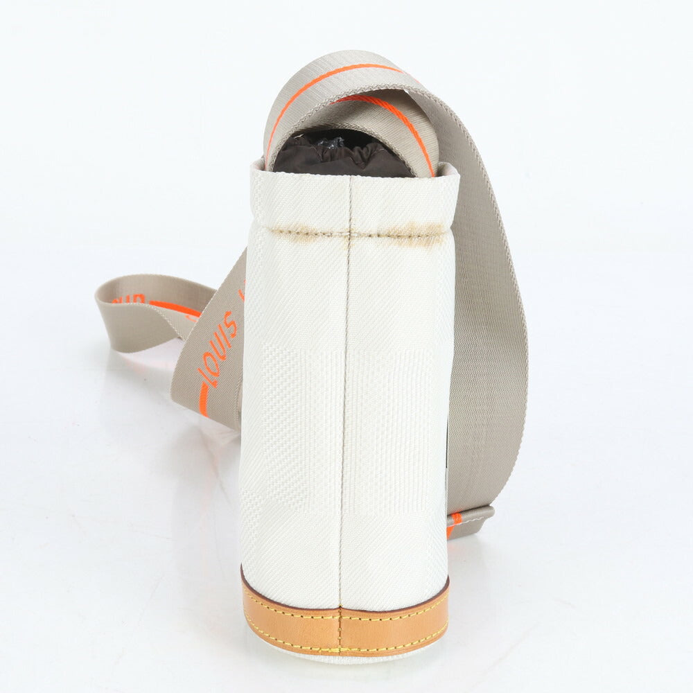 美品 ルイヴィトン ダミエ ジェアン LVカップ ショルダー ボトルケース ホルダー 筒型 M80642 レザー メンズ ECE CR3-8