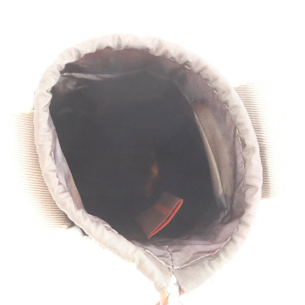 美品 ルイヴィトン ダミエ ジェアン LVカップ ショルダー ボトルケース ホルダー 筒型 M80642 レザー メンズ ECE CR3-8