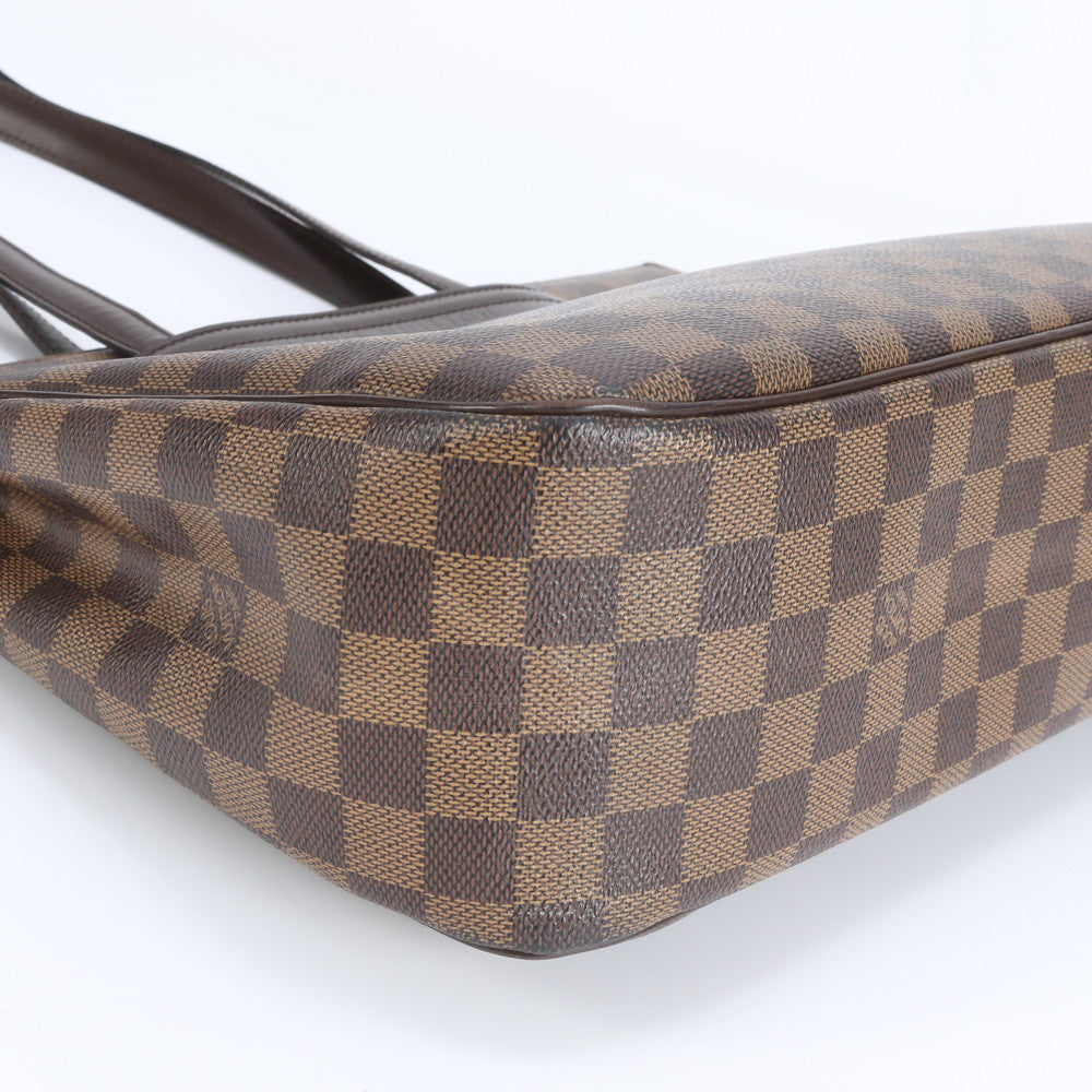 美品 ルイヴィトン ダミエ パリオリ PM N51123 レザー トート バッグ 肩掛け ショルダー ハンド A4 ブラウン レディース EEE CR17-9