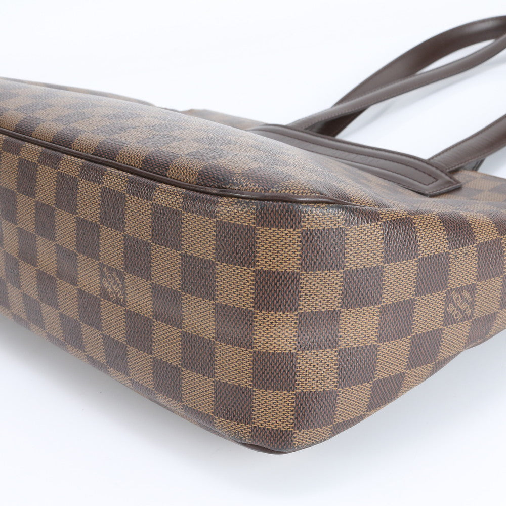 美品 ルイヴィトン ダミエ パリオリ PM N51123 レザー トート バッグ 肩掛け ショルダー ハンド A4 ブラウン レディース EEE CR17-9