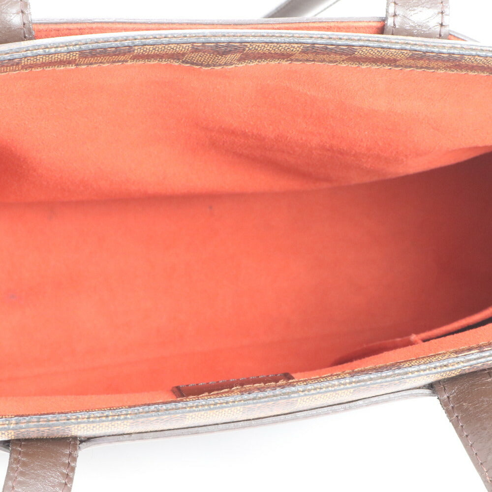 美品 ルイヴィトン ダミエ パリオリ PM N51123 レザー トート バッグ 肩掛け ショルダー ハンド A4 ブラウン レディース EEE CR17-9