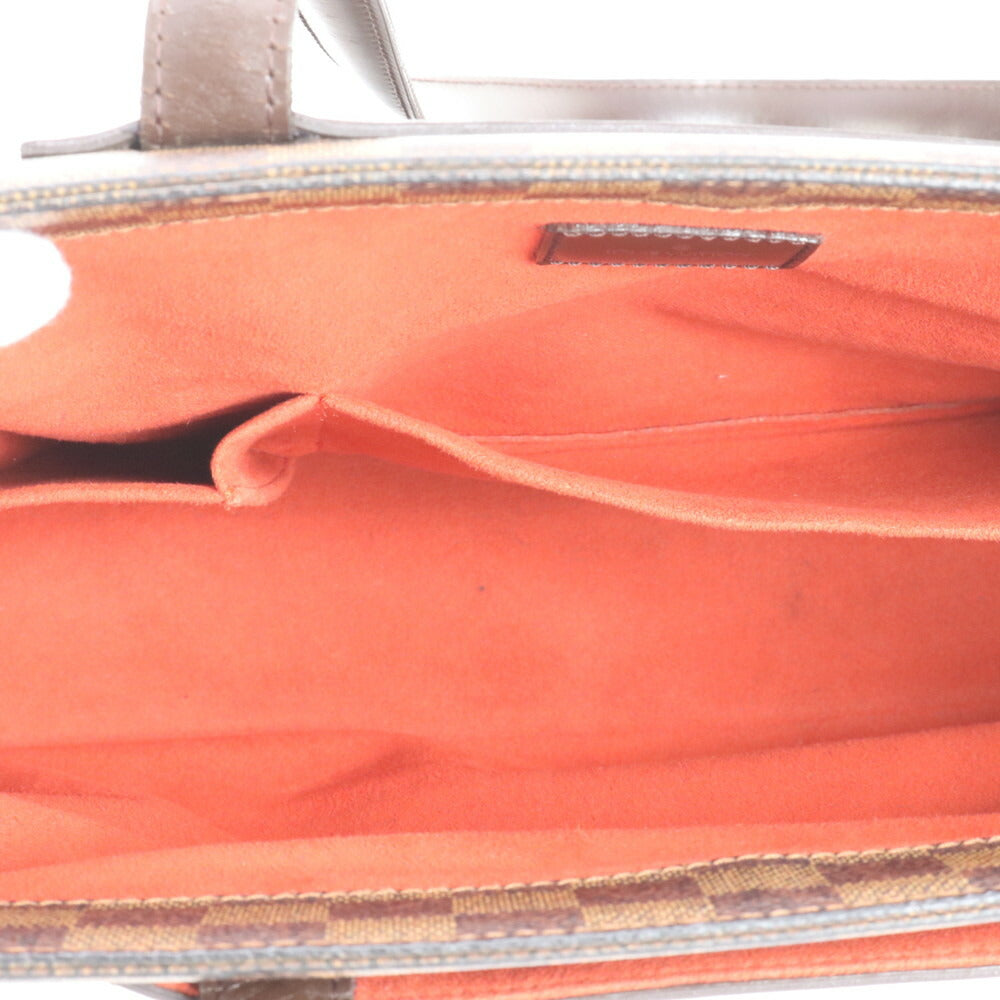 美品 ルイヴィトン ダミエ パリオリ PM N51123 レザー トート バッグ 肩掛け ショルダー ハンド A4 ブラウン レディース EEE CR17-9