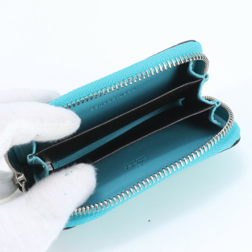 極美品 グッチ クロコダイル エンボス レザー コインケース コンパクト ウォレット カードケース 250983 レディース RRE CR24-7