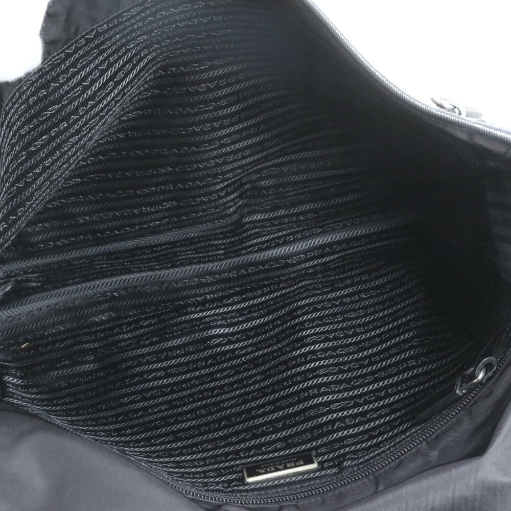 極美品 プラダ テスート ナイロン 三角ロゴ レザー ショルダーバッグ 斜め掛け メッセンジャー ビジネス 通勤 A4 メンズ RRE CR24-3