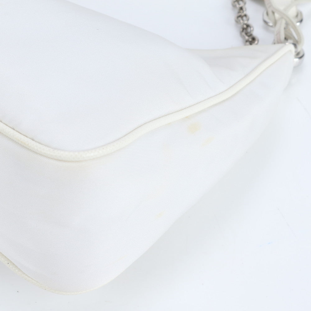 美品 プラダ ギャランティカード付 テスート ナイロン 三角ロゴ レザー 2WAY ショルダーバッグ 斜め掛け 1BH204 レディース RRE CR26-3