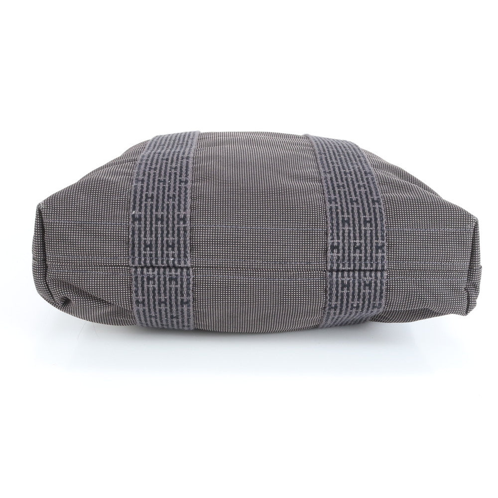 極美品 エルメス エールライン カバス トート バッグ ショルダー ビジネス 通勤 書類鞄 A4 グレー メンズ EEE CR20-7