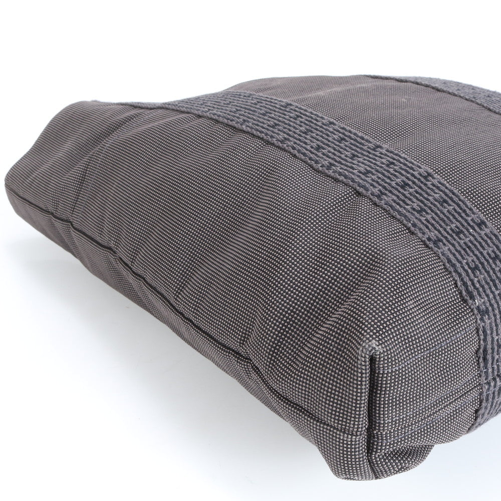 極美品 エルメス エールライン カバス トート バッグ ショルダー ビジネス 通勤 書類鞄 A4 グレー メンズ EEE CR20-7