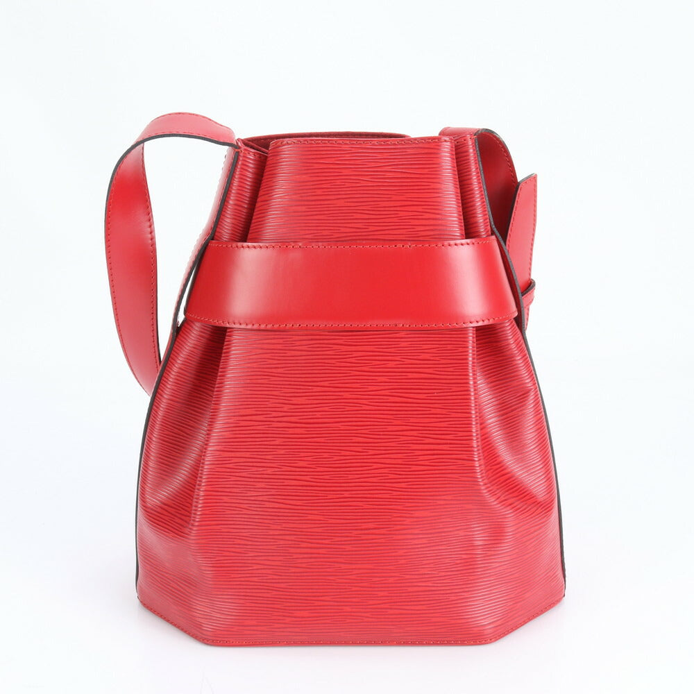 極美品 ルイヴィトン エピ サック デポール PM レザー ショルダーバッグ 肩掛け トート ハンド レディース EEE CR20-9