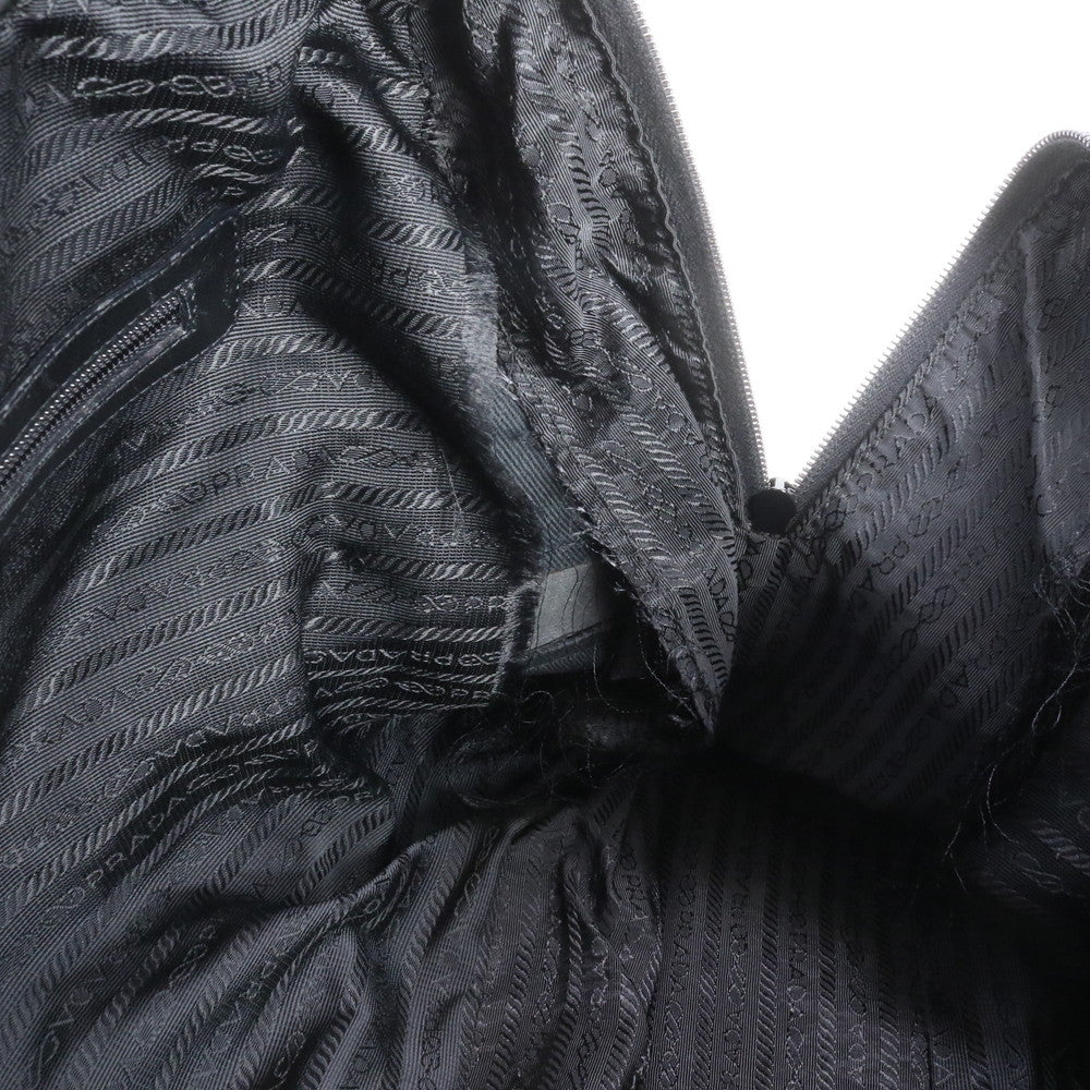 プラダ テスート ナイロン 三角ロゴ レザー ボストン バッグ 出張 旅行 トート ビジネス トラベル ブラック 黒 A4 メンズ RRE CR21-9