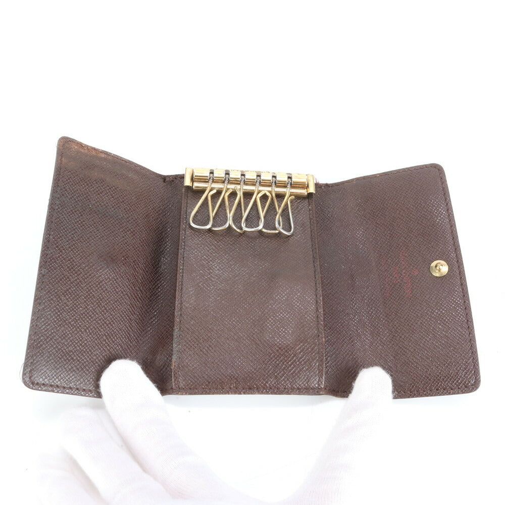 ルイヴィトン ダミエ ミュルティクレ6 レザー×キャンバス キーケース 6連 メンズ レディース キーホルダー 鍵 ケース EVV CS15-10