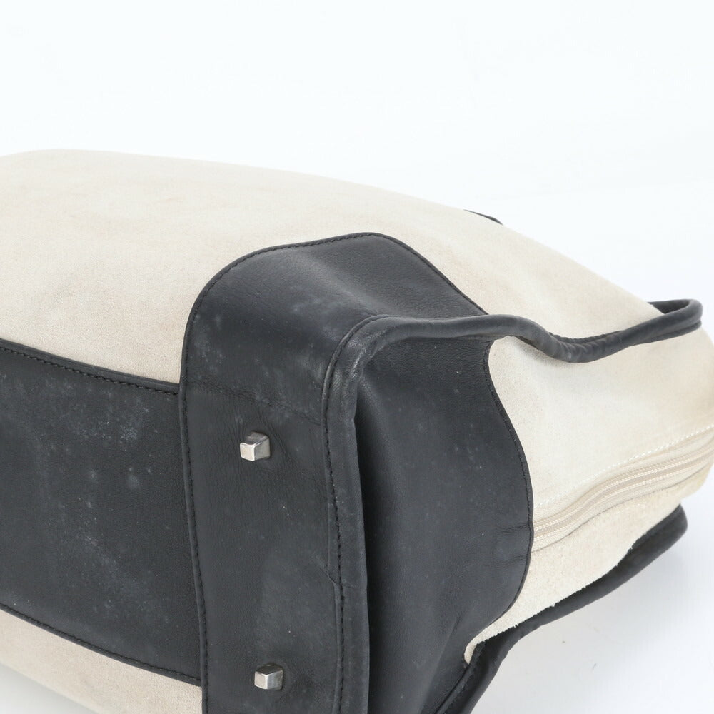 美品 ロエベ アナグラム アマソナ 32 ミニ ボストン レザー ハンドバッグ トート A4 ブラック 黒 レディース EUE CS14-8