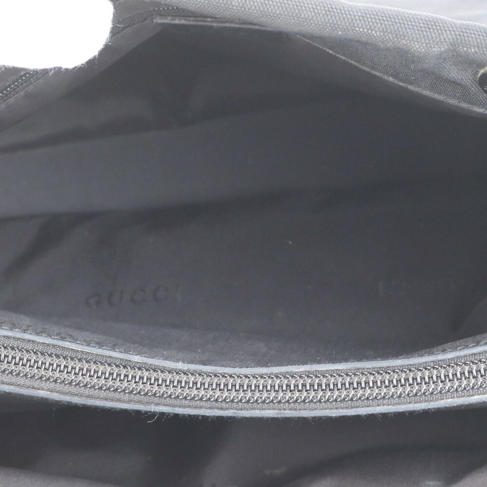 美品 グッチ バンブー レザー ハンドバッグ トート ブラック 黒 002 1016 レディース EEE CS27-2